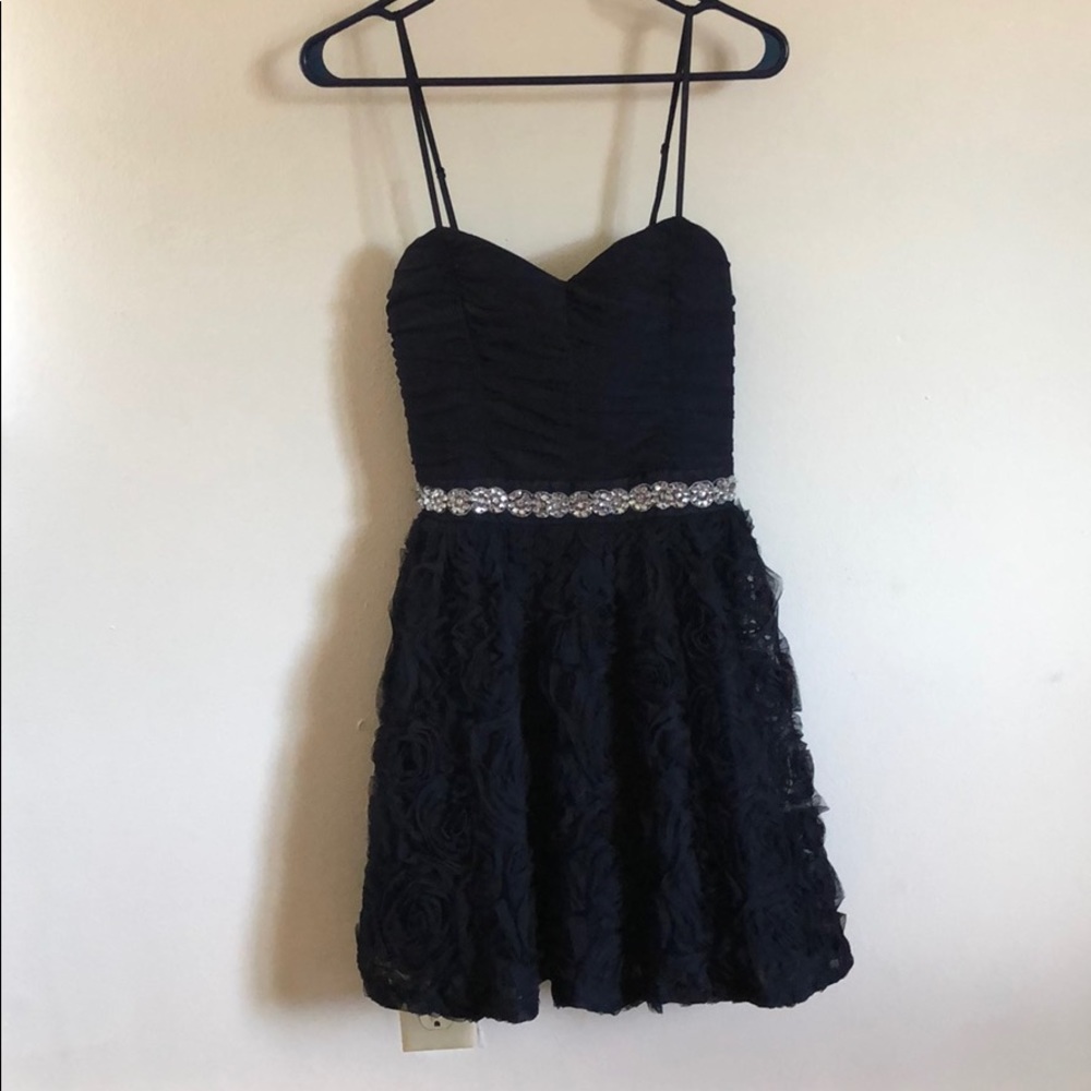 Navy blue fancy dress